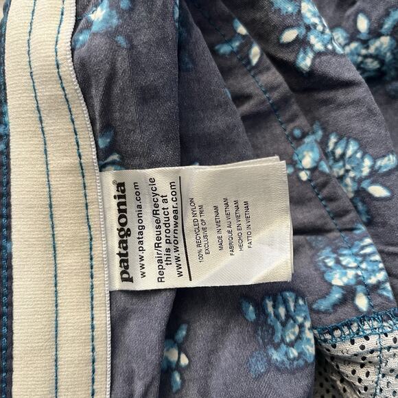 Patagonia Womens Baggies‎ 5" Swim Large 'Little Flippers' Turtle Board Shorts - Picture 7 of 9